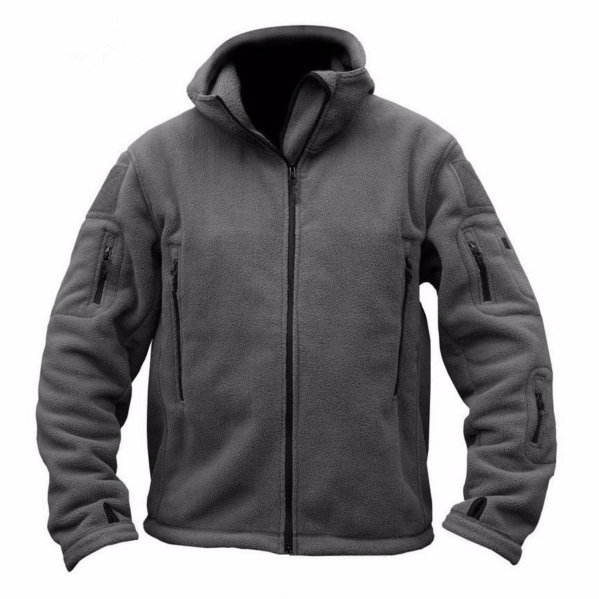 Warm Fleece Jacket W/ Hood