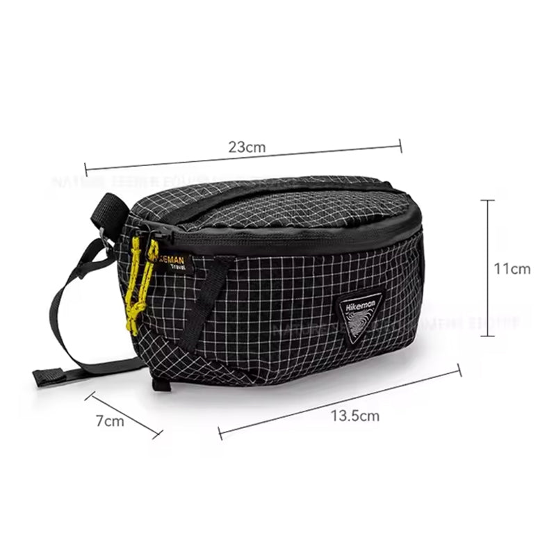 Hikeman Bum-Bag Fanny-Pack, for outdoor sports, expands backpack, lightweight for travel/hiking.