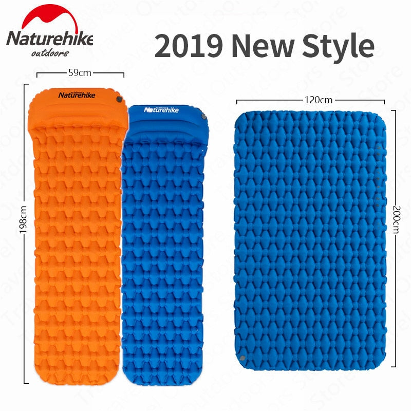 Naturehike Outdoor Inflatable Sleeping Pad - Ultralight Portable Air Mattress Camping Pad