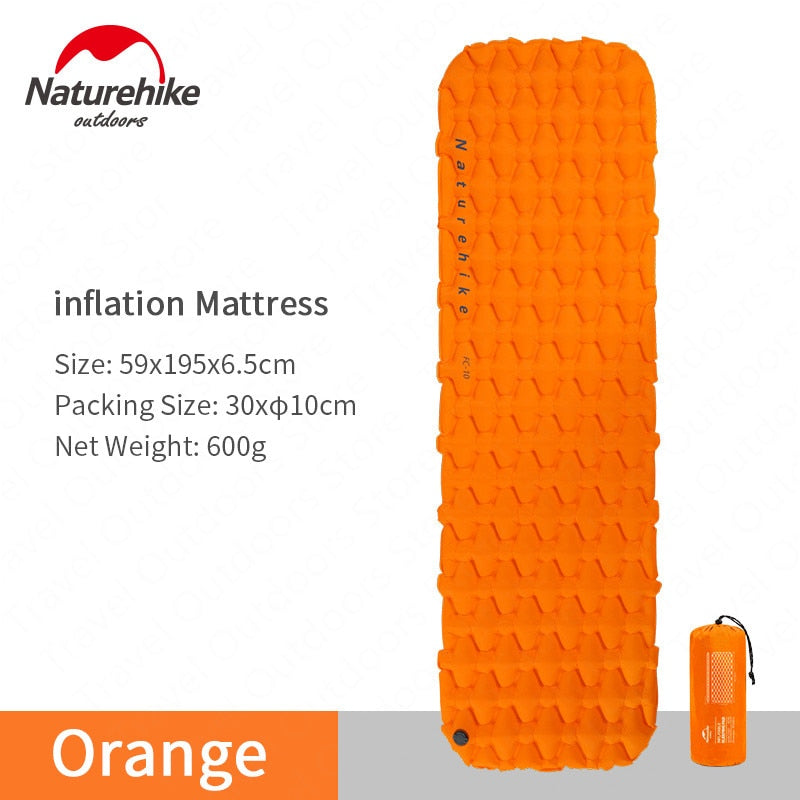 Naturehike Outdoor Inflatable Sleeping Pad - Ultralight Portable Air Mattress Camping Pad