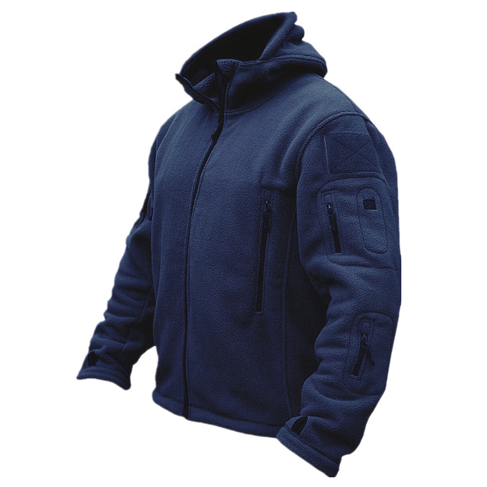 Warm Fleece Jacket W/ Hood