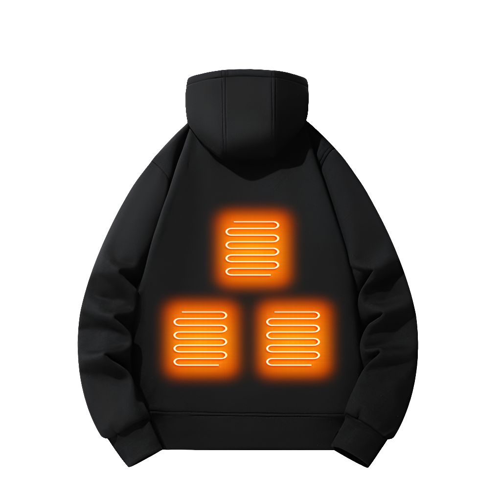 5-Zone Electrically Heated Zip-Up Hoodie