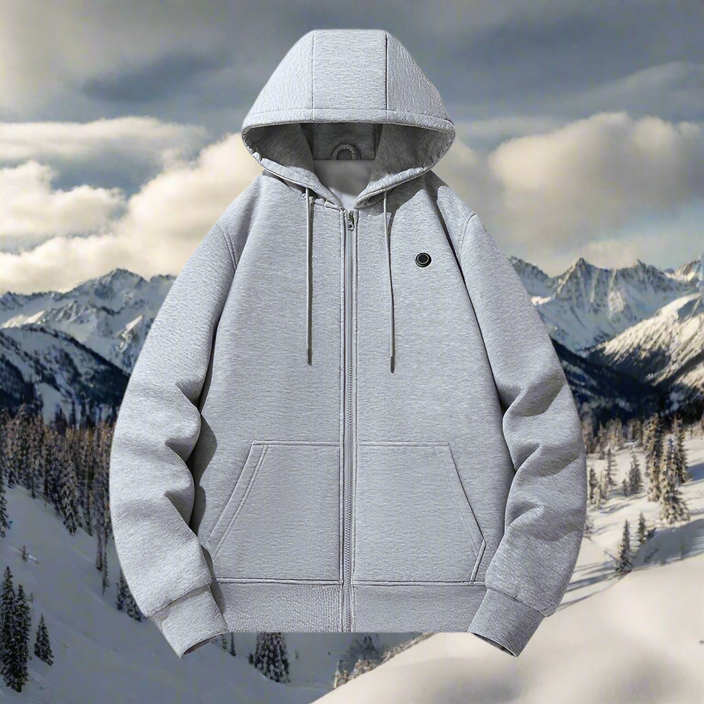 5-Zone Electrically Heated Zip-Up Hoodie